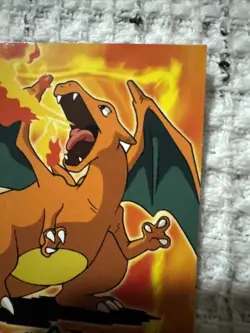 Pokemon Series 1 Charizard Topps TV Animation Ultra Rare Non Holo E6 Of E12 - Image 4