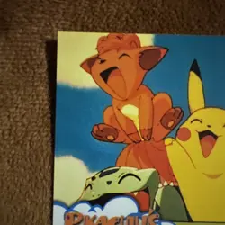 1999 Topps Pokemon Movie Animation #42 Pikachu’s Vacation Blue Label - Image 2