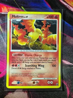 Moltres 10/100 Holo Rare DP Majestic Dawn Pokemon TCG NM - Image 1