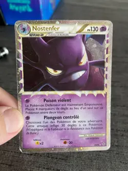 Carte Pokemon Nostenfer Prime 84/95 HGSS Dechainement Francais Occasion - Image 5