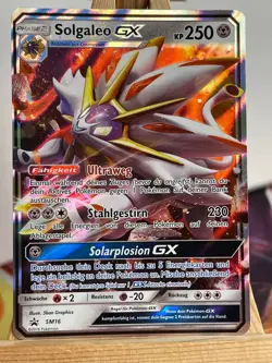 Solgaleo GX SM16 Promo SM Black Star Promos Deutsch NM Pokemon - Image 1