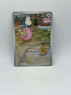 Chansey 187/167 - Pokemon Twilight Masquerade Illustration Rare - NM Near Mint - Image 1
