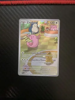 Chansey 187/167 - Pokemon Twilight Masquerade Illustration Rare - NM Near Mint - Image 1