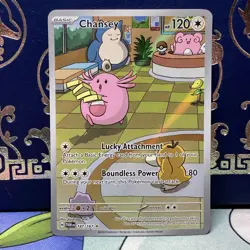 Chansey 187/167 - Pokemon Twilight Masquerade Illustration Rare - NM Near Mint - Image 1
