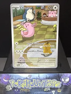Pokemon Card Chansey 187/167 Twilight Masquerade Illustration Rare Near Mint - Image 1