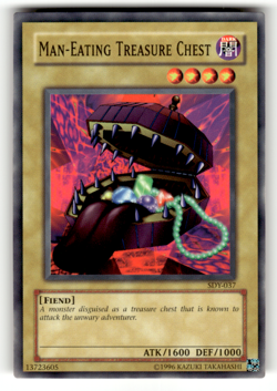 Man-Eating Treasure Chest SDY-037 Unlimited Common Starter Deck: Yugi LP - Image 1