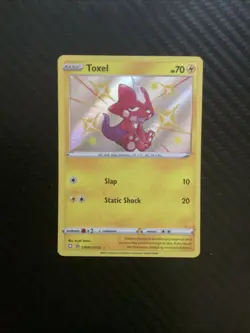 Pokemon TCG Toxel Shining Fates SV041/SV122 Holo Shiny Ultra Rare Near Mint Card - Image 1