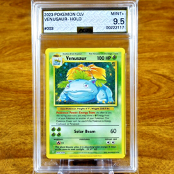 Pokemon Trading Card Game Classic Venusaur CLV 003/034 AGS Mint+ 9.5 Holo 2023 - Image 1