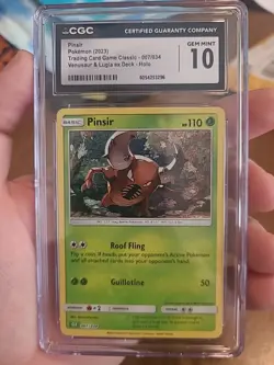 CGC Gem Mint 10 Pinsir Holo 007/034 Pokemon Classic Collection 2023 - Image 1