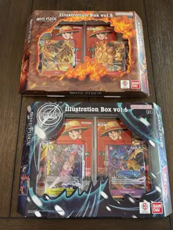 One Piece Illustration Box Vol 5 + Vol 6 Lot Set Of 2 Sealed QTY PRB-02 OP-13 MT - Image 1