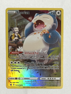Snorlax TG10/TG30 Ultra Rare SWSH11: Lost Origin Trainer Gallery Pokemon TCG - Image 1