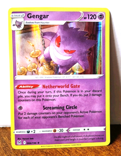 POKEMON GENGAR 066/196 HOLO RARE LOST ORIGIN LP-NM - Image 1