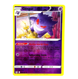POKEMON Gengar 066/196 Reverse Holo Rare Lost Origin Card NM-MINT - Image 1