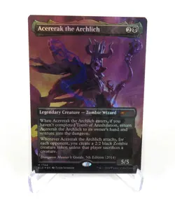 Acererak the Archlich 1784 Borderless Rainbow Foil D & D Secret Lair MTG NM / M - Image 1