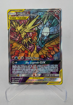 Pokemon Moltres Zapdos Articuno GX Birds #SM210 BSP Promo - Crimp Error - Clean! - Image 1