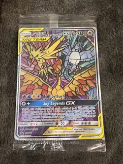 Moltres & Zapdos & Articuno GX SM210 Foil Promo SEALED Pokemon TCG Crimp Error - Image 1