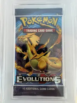2016 Pokemon XY Evolutions Booster Foil Pack Mega Charizard Y PSA 10 GEM MT - Image 2