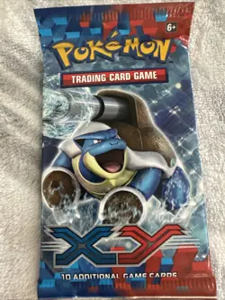 2014 POKEMON XY Base FOIL PACK Mega Blastoise 10 Card New Sealed - Image 1