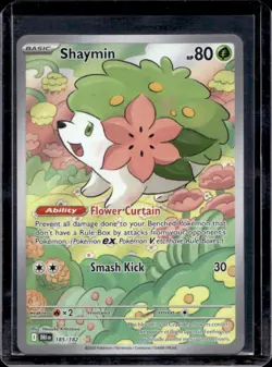 2025 Pokemon SV Destined Rivals DRI EN Shaymin #185/182 - Image 1
