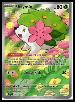 2025 Pokemon SV Destined Rivals DRI EN Shaymin #185/182 - Image 1