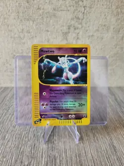 Mewtwo 56/165 Reverse Holo Rare Pokemon Card Expedition Base Set LP - Near MINT - Image 1
