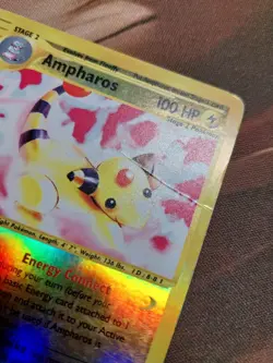 Ampharos 2/165 Expedition Base Reverse Holo Rare E Reader Pokemon 2002 MP - Image 4