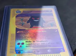 Pokemon TCG Expedition Base Set Gengar 13/165 Reverse Holo Card 2002 NM - Image 1
