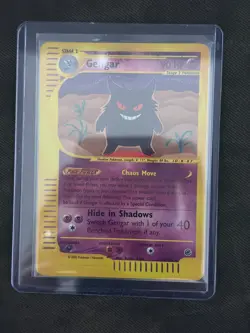 Pokemon TCG Expedition Base Set Gengar 13/165 Reverse Holo Card 2002 NM - Image 2