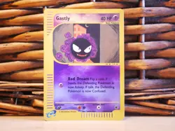 Pokemon GASTLY 109/165 | REVERSE HOLO | LP Light Play | Expedition | 2002 - Image 1