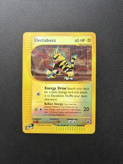 Pokemon Card Expedition Base Set E Series Electabuzz Reverse Holo 76/165 WOTC - Image 1