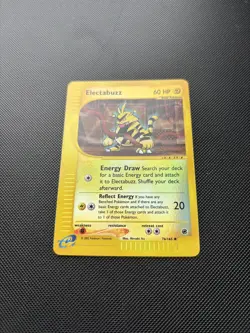 Pokemon Card Expedition Base Set E Series Electabuzz Reverse Holo 76/165 WOTC - Image 2