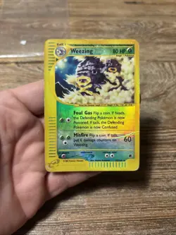 Weezing 32/165 Expedition Set E Reader Series Vintage Reverse Holo Rare Pokemon - Image 1