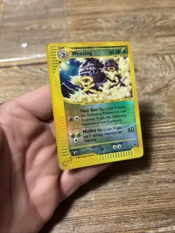 Weezing 32/165 Expedition Set E Reader Series Vintage Reverse Holo Rare Pokemon - Image 2