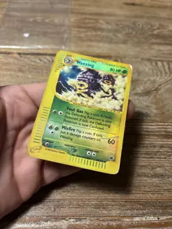 Weezing 32/165 Expedition Set E Reader Series Vintage Reverse Holo Rare Pokemon - Image 3