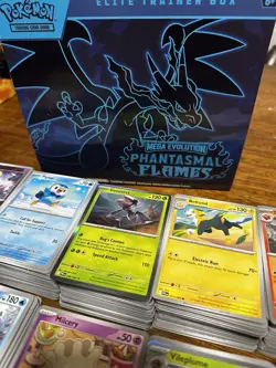 Pokemon tcg Phantasmal Flames Bulk Lot 1400-1500 Cards Rare Holo Reverse Common - Image 2