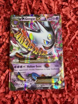 MEGA M GENGAR EX - XY166 - Phantom Forces Promo - LP with DMG - Pokemon TCG - Image 3