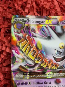 MEGA M GENGAR EX - XY166 - Phantom Forces Promo - LP with DMG - Pokemon TCG - Image 4