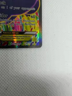 2014 Pokemon XY Phantom Forces Gengar EX Full Art #114/119 - Image 3