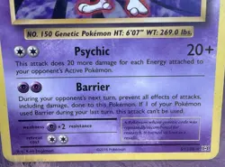[3 Card Lot] Pokemon Mewtwo Bundle Of 2 And A Mew Card - Image 3