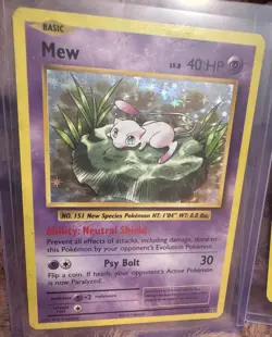 [3 Card Lot] Pokemon Mewtwo Bundle Of 2 And A Mew Card - Image 5
