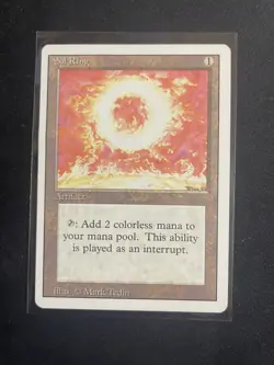Mtg X1 Sol Ring Revised Edition Magic The Gathering - Image 1