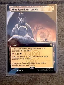 Abandoned Air Temple Land White Rare 0386 MTG - Image 1