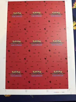 Pokemon Rare Uncut Sheet Of Rocket Team Database Gold Holo Hits. eBay’s Cheapest - Image 4