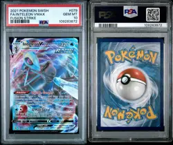 Pokemon TCG Inteleon VMAX Fusion Strike 079/264 Holo Rare PSA 10 Gem Mint - Image 1