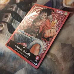 One Piece Card Game Monkey.D.Luffy - ST01-001 - Leader - Pre-Errata - Near Mint - Image 3