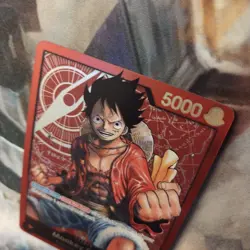 One Piece Card Game Monkey.D.Luffy - ST01-001 - Leader - Pre-Errata - Near Mint - Image 4