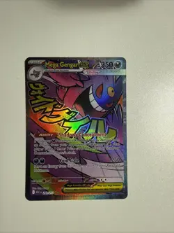 Pokemon Ascended Heroes ENGLISH Mega Gengar EX 269/217 NM PACK FRESH - Image 3