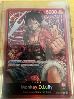 Monkey.D.Luffy - ST01-001 - Leader - Pre-Errata - Near Mint - One Piece CCG - Image 4