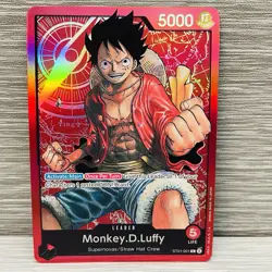 Monkey.D.Luffy - ST01-001 - Leader - Pre-Errata - Near Mint - One Piece CCG - Image 1