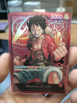 Monkey.D.Luffy - ST01-001 - Leader - Pre-Errata - Near Mint - One Piece CCG - Image 1